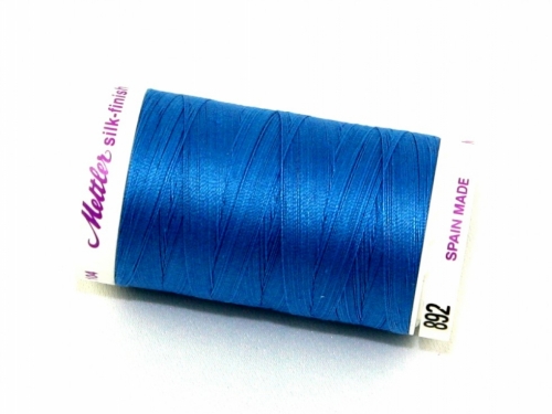 Mettler No 50 Silk Finish Quilting Thread 892 California Blue