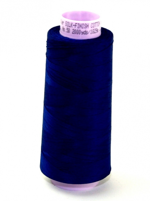 Mettler No 50 Silk Finish Quilting Thread 1304 Imperial Blue