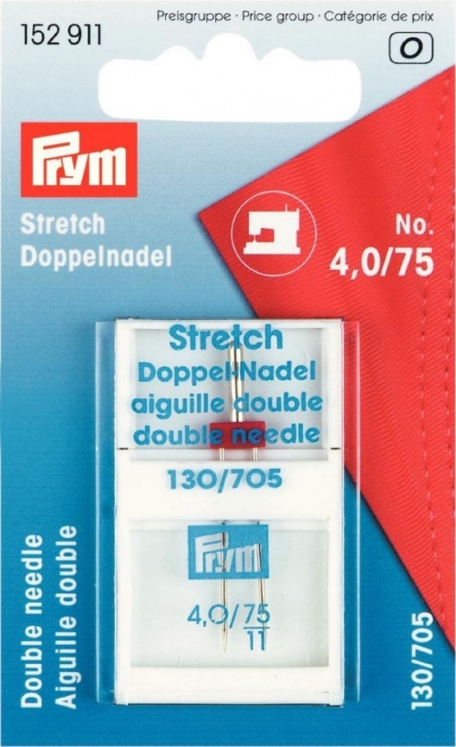 Prym Stretch Twin Sewing Machine Needles