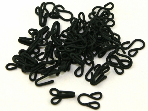 Prym Fur Coat Hooks Black