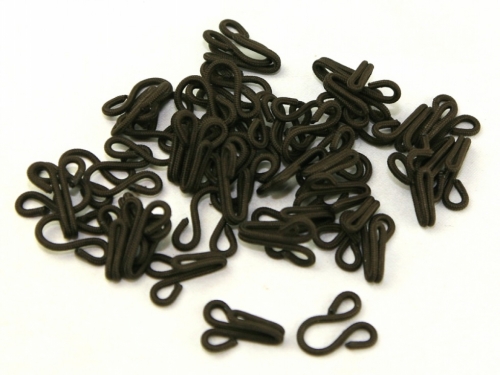 Prym Fur Coat Hooks Brown