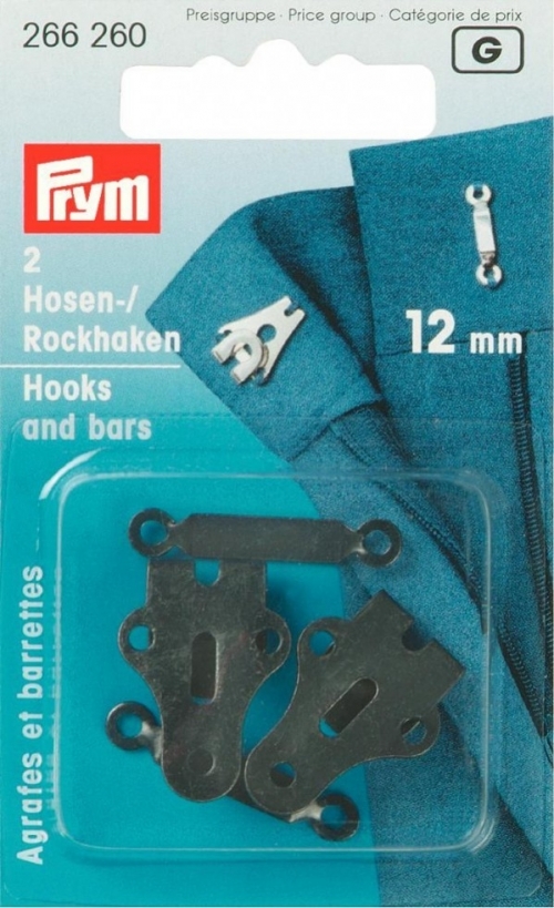 Prym Hook & Bar Fasteners Black