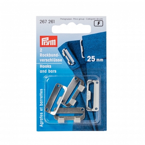 Prym Hook & Bar Fasteners Silver