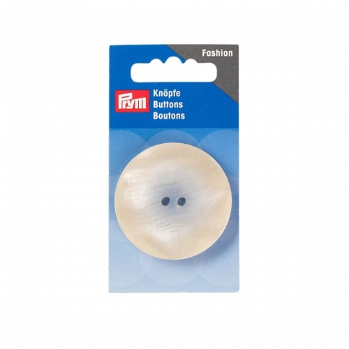 Prym Round Jacket Buttons Ecru