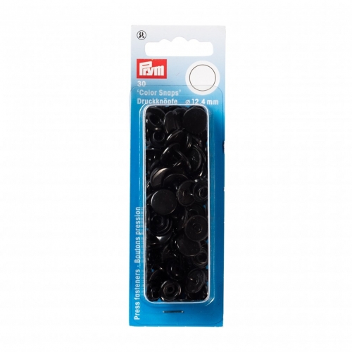 Prym Snaps Press Fasteners Black