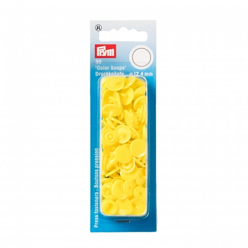 Prym Snaps Press Fasteners Light Yellow