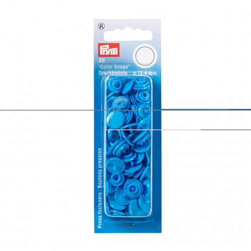 Prym Snaps Press Fasteners Steel Blue