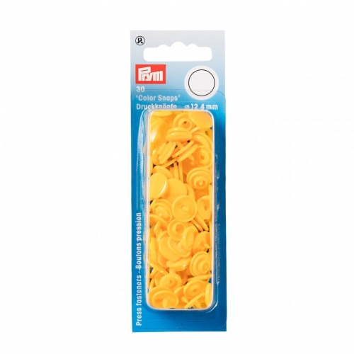 Prym Snaps Press Fasteners Yellow