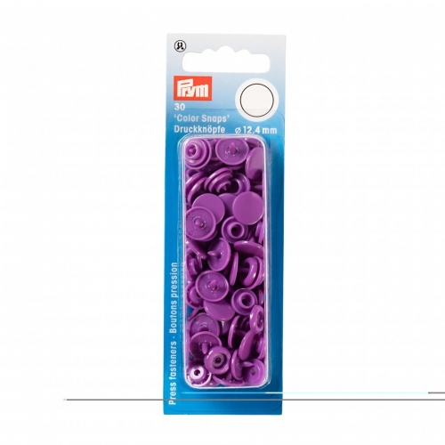 Prym Snaps Press Fasteners Lilac