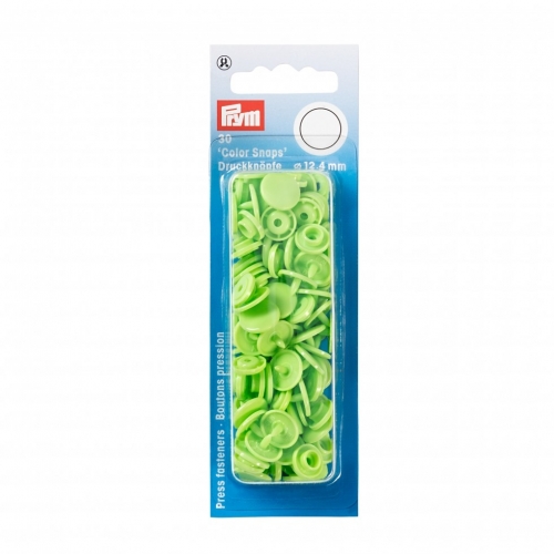 Prym Snaps Press Fasteners Apple Green