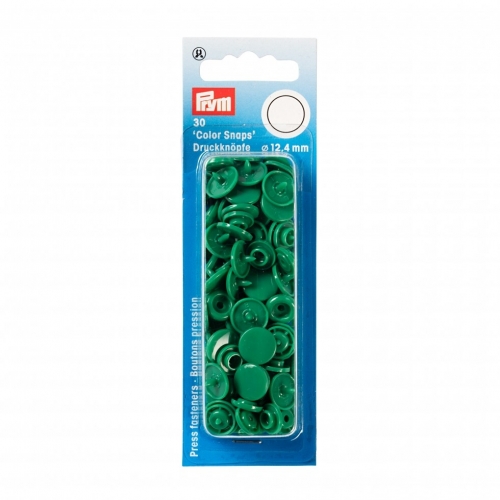 Prym Snaps Press Fasteners Grass Green