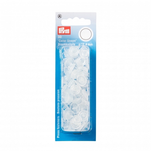 Prym Snaps Press Fasteners Transparent Matt