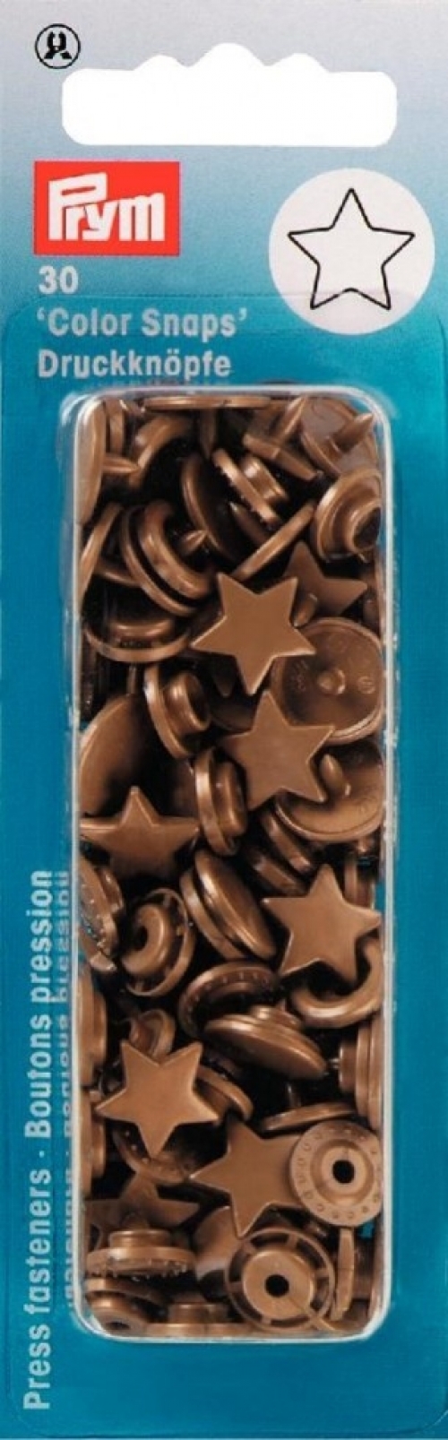 Prym Star Snaps Press Fasteners Gold