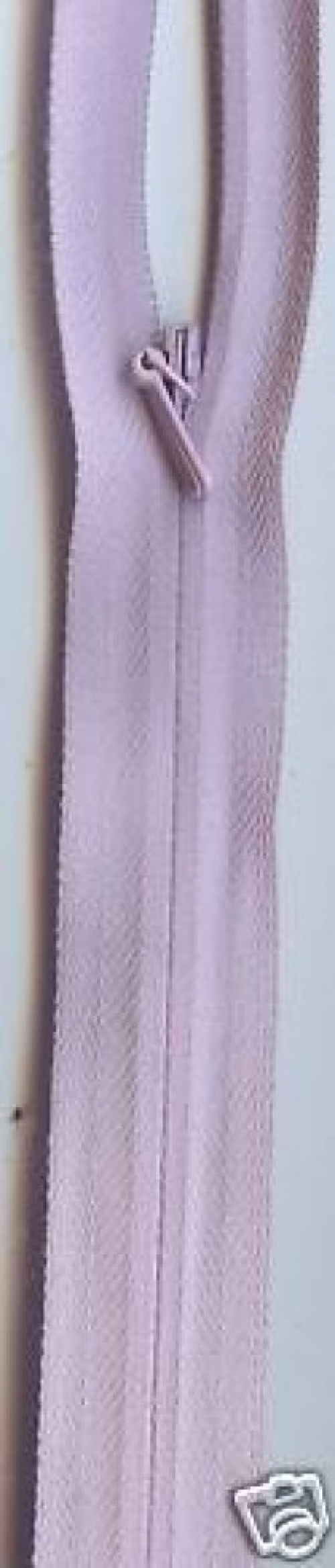 Concealed Invisible Closed End Zips Lilac
