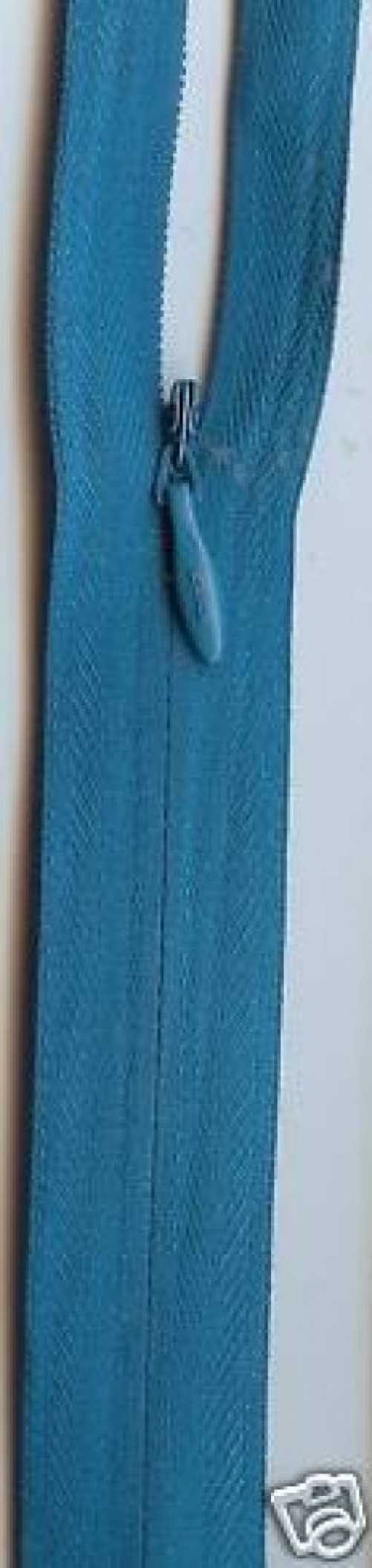 Concealed Invisible Closed End Zips Dark Turquoise