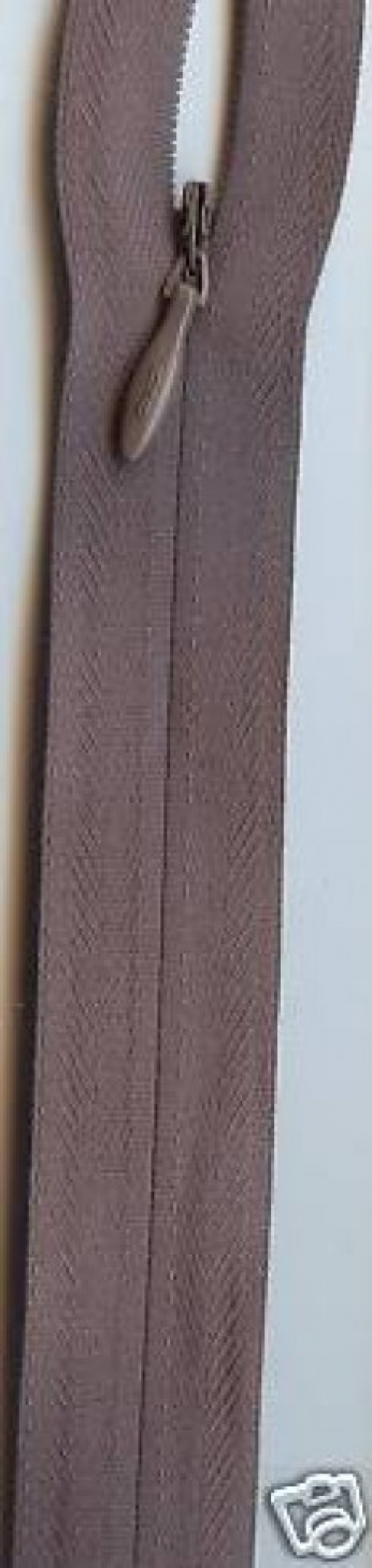 Concealed Invisible Closed End Zips Taupe