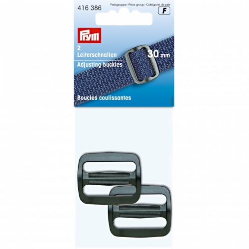 Prym Plastic Adjusting Buckles Black