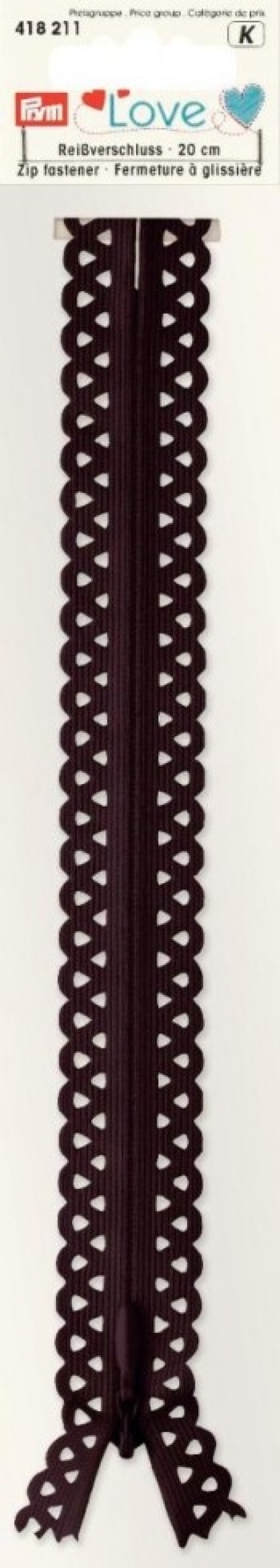 Prym Love Lace Dress Zips Dark Brown