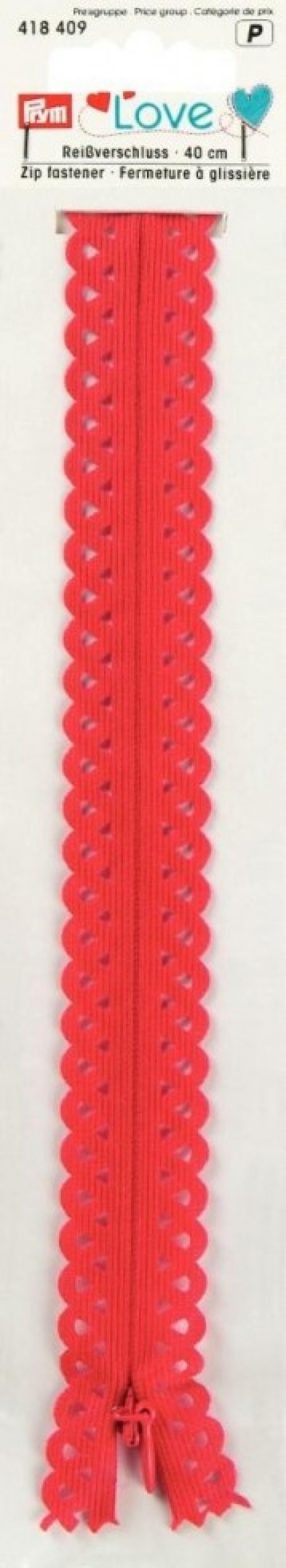 Prym Love Lace Dress Zips Red