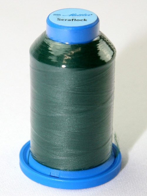 Mettler Seraflock Stretch Sewing Thread 1097 Dark Green