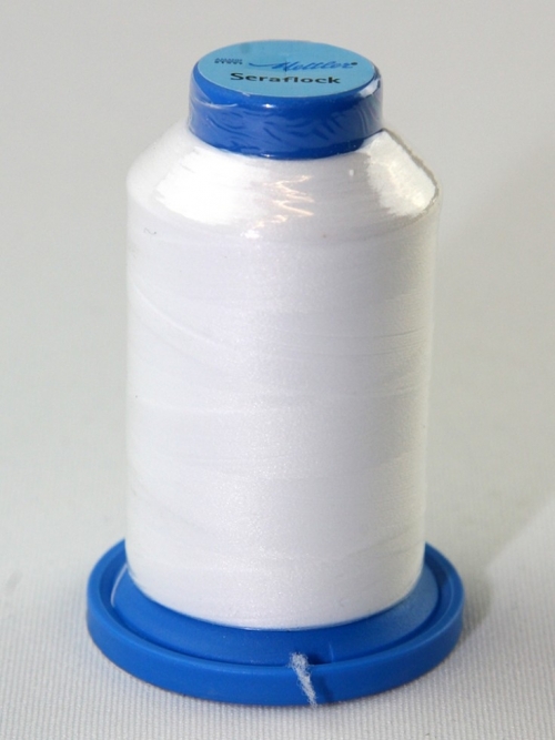 Mettler Seraflock Stretch Sewing Thread 2000 White