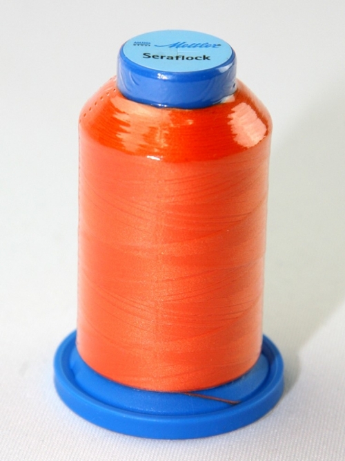 Mettler Seraflock Stretch Sewing Thread 2260 Orange