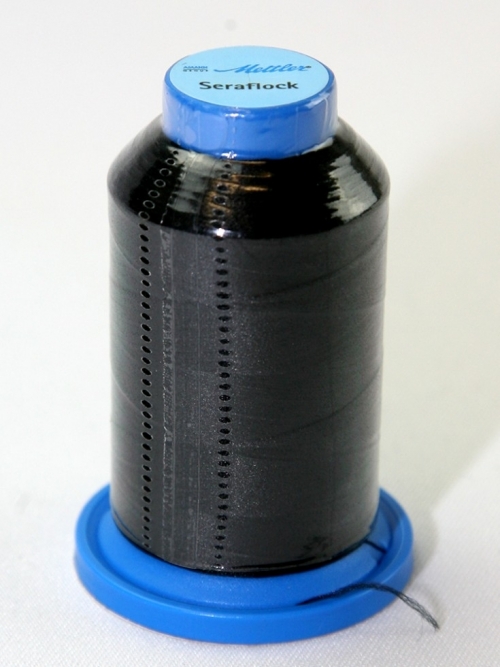Mettler Seraflock Stretch Sewing Thread 4000 Black