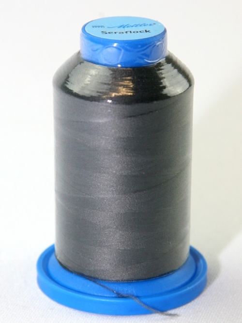 Mettler Seraflock Stretch Sewing Thread 416 Dark Grey