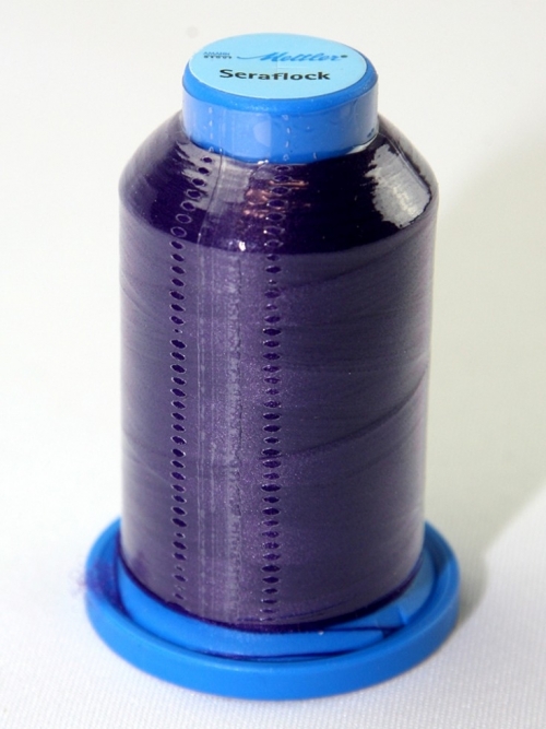Mettler Seraflock Stretch Sewing Thread 46 Dark Purple