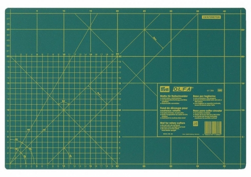 Prym Double Sided Cutting Mat Green
