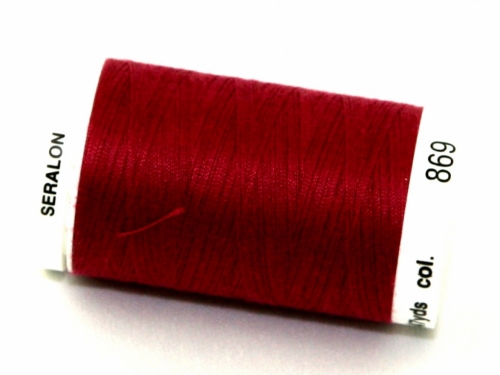 Mettler Seralon Polyester Sewing Thread 869 Pomegranate