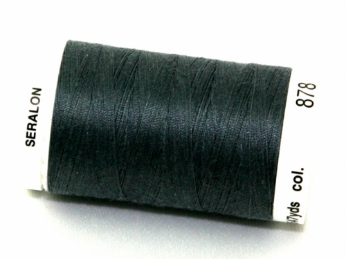 Mettler Seralon Polyester Sewing Thread 878 Mousy Gray