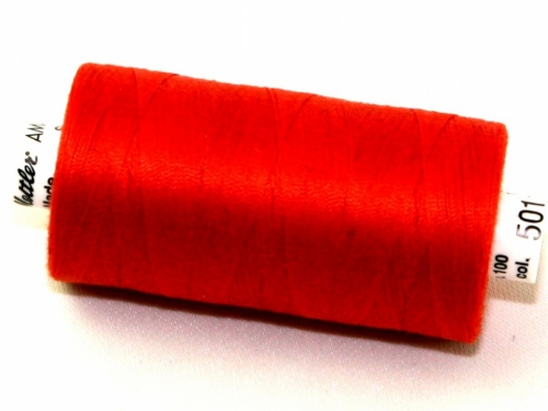 Mettler Seralon Polyester Sewing Thread 501 Wildfire