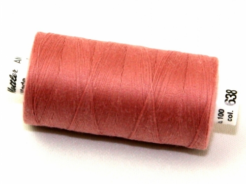 Mettler Seralon Polyester Sewing Thread 638 Red Planet