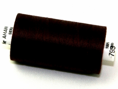 Mettler Seralon Polyester Sewing Thread 793 Mahogany