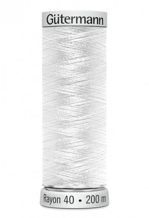 Gutermann No 40 Sulky Rayon Embroidery Thread 1001