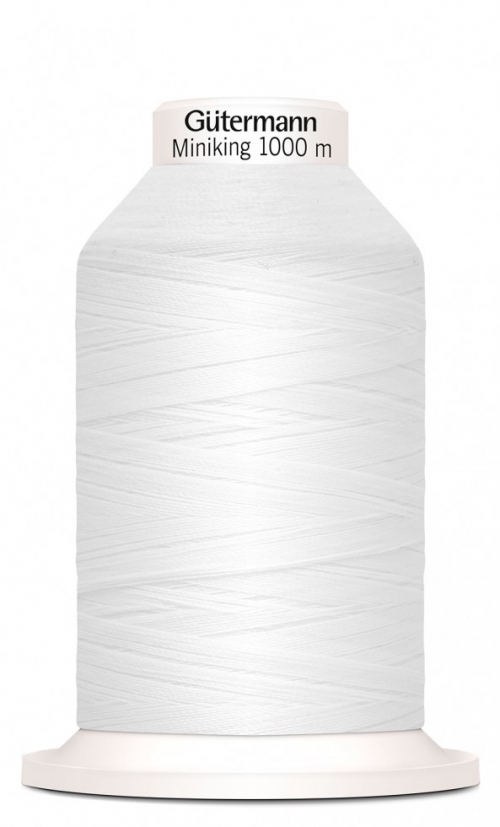 Gutermann Miniking Overlocker Thread 800 White