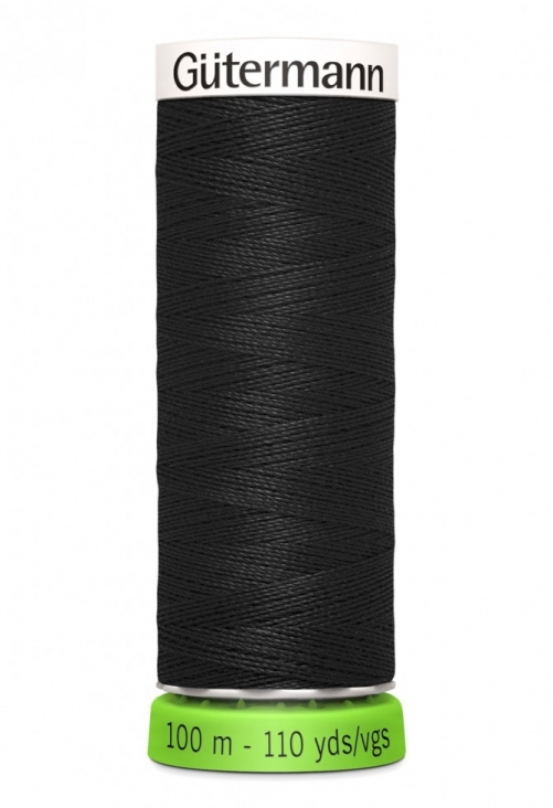 Gutermann Recycled rPET Eco Sewing Thread 000 Black