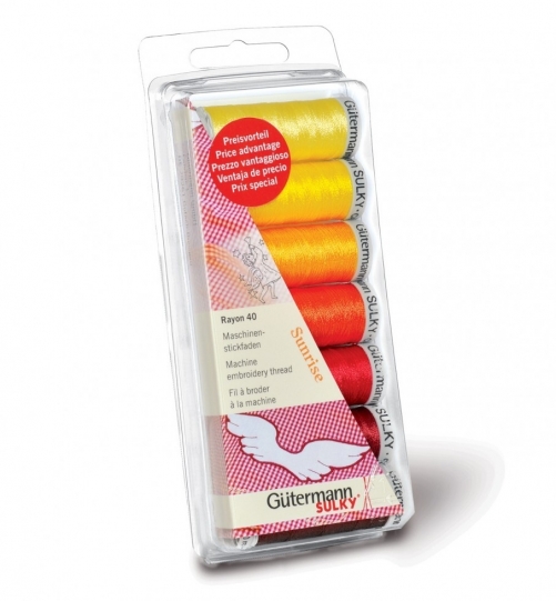 Gutermann Embroidery Thread Box Sunrise