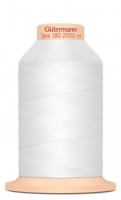 Gutermann Tera 180 Overlocker Sewing Thread White