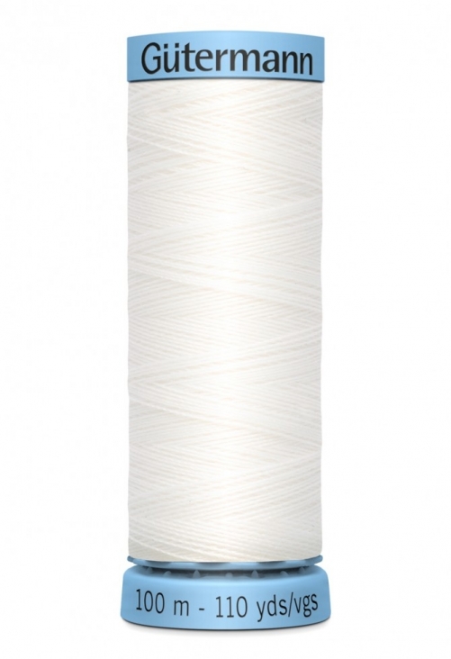 Gutermann Pure Silk Sewing Thread White 800