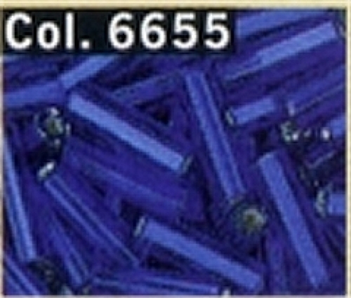 Gutermann Twisted Glass Bugle Beads 6655
