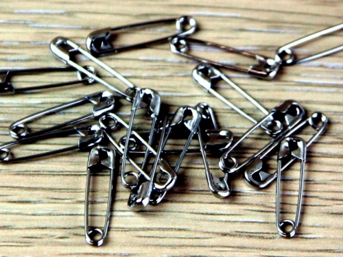 Prym Safety Pins Black