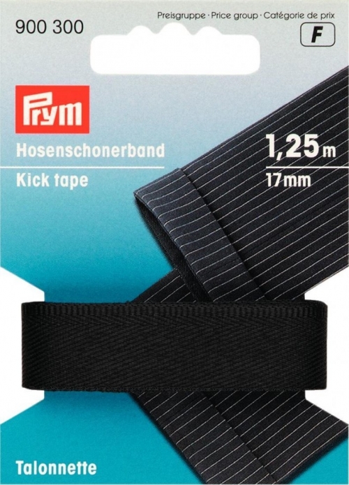 Prym Sew On Kick Tape Black