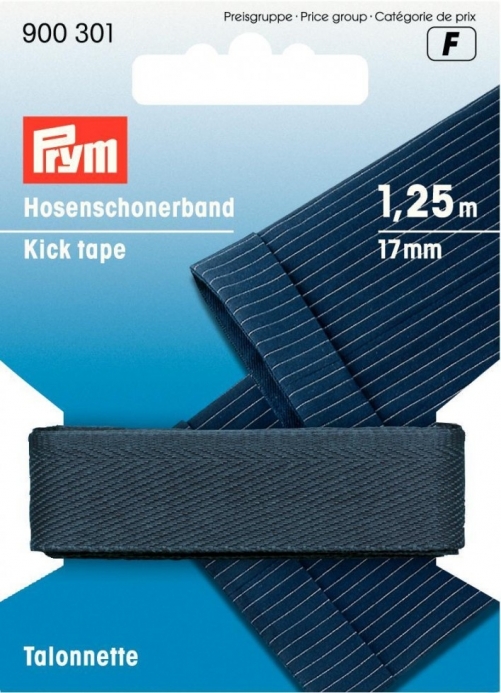 Prym Sew On Kick Tape Dark Grey