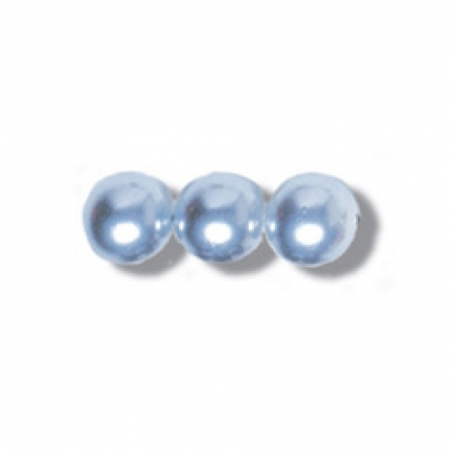 Trimits Glass Pearl Beads Bulk Pack (Value Pack of 3) Silver