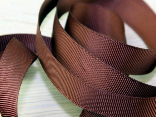 Prym Ribbed Polyester Tape Brown