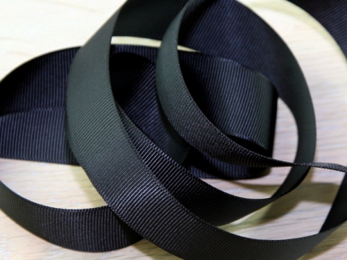 Prym Ribbed Polyester Tape Black