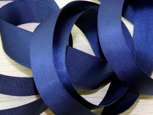 Prym Ribbed Polyester Tape Dark Blue