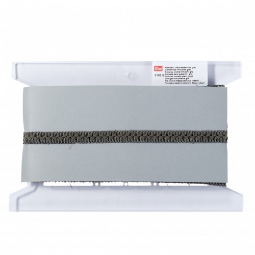 Prym Velour Braid Trim Grey